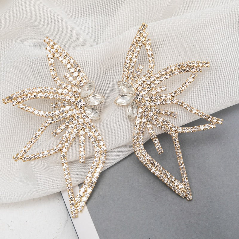 Wholesale Seahorse Shape Star Rhinestone Tassel Butterfly Earrings